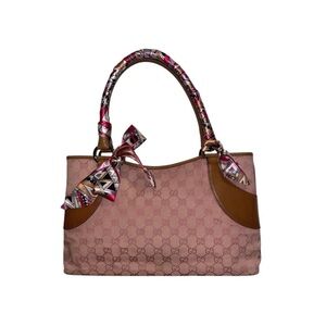 EUC Gucci pink monogram bag